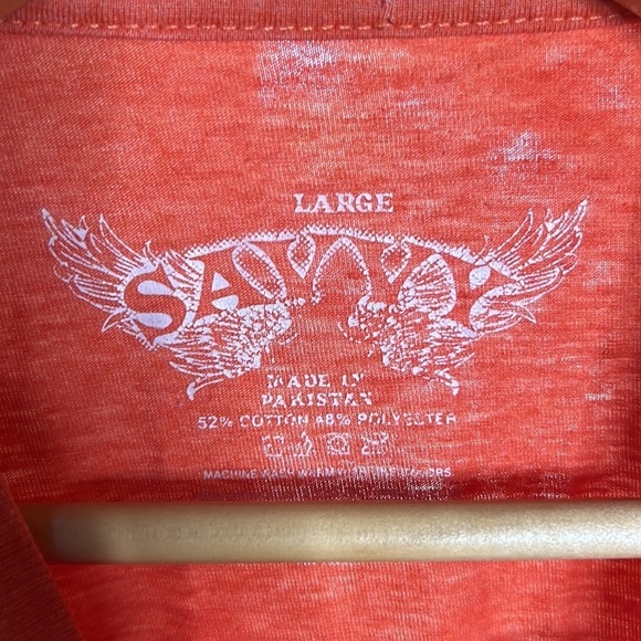 Savvy Reeses Orange Short Sleeve Shirt Peanut Butter Cups Size Large - Picture 3 of 5